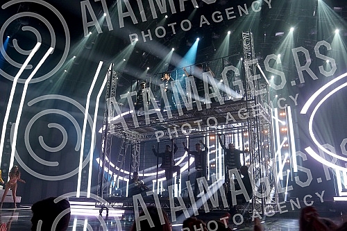 The final of the fourth season of sou program Your face sounds familiar.Finale cetvrte sezone sou programa Tvoje lice zvuci poznato.