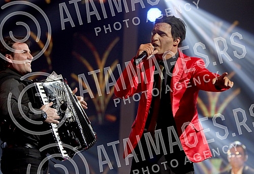 The final of the fourth season of sou program Your face sounds familiar.Finale cetvrte sezone sou programa Tvoje lice zvuci poznato.