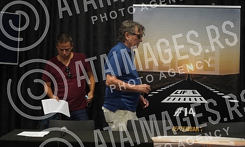 A press conference was held in Kombank Hall, where the competition and accompanying program of the 14th International Film Directing Festival in Leskovac, LIFFE 2021, the jury, as well as the guests of the festival were presented.U Kombank dvorani 