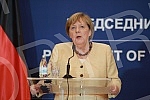Press conference after the meeting of German Chancellor Angela Merkel and the President of the Republic of Serbia Aleksandra Vucic.Konferencija za medije posle sastanka nemacke kancelarke Angela Merkel  i predsednika Republike Srbije Aleksandra Vuc