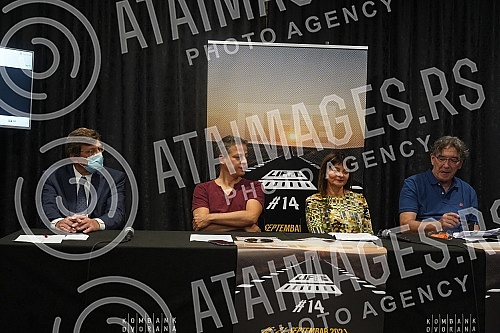 A press conference was held in Kombank Hall, where the competition and accompanying program of the 14th International Film Directing Festival in Leskovac, LIFFE 2021, the jury, as well as the guests of the festival were presented.U Kombank dvorani