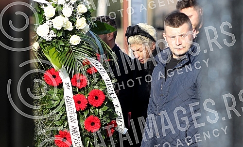 Funeral of Divna Karleusa held on Beanijsko cemetary.Sahrana povodom smrti Divne Karleuse odrzana na Bezanijskom groblju.
