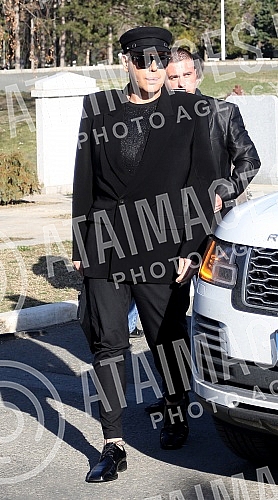 Funeral of Divna Karleusa held on Beanijsko cemetary.Sahrana povodom smrti Divne Karleuse odrzana na Bezanijskom groblju.