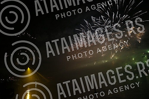 New Year's Eve on the Sava Promenade organized by Belgrade Waterfront.Docek Nove godine na Sava Promenadi u organizaciji Belgrade Waterfront.