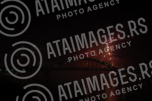 New Year's Eve on the Sava Promenade organized by Belgrade Waterfront.Docek Nove godine na Sava Promenadi u organizaciji Belgrade Waterfront.