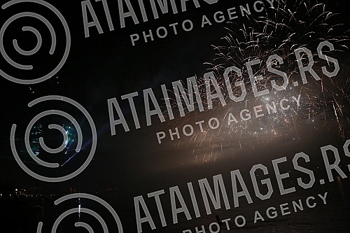 New Year's Eve on the Sava Promenade organized by Belgrade Waterfront.Docek Nove godine na Sava Promenadi u organizaciji Belgrade Waterfront.