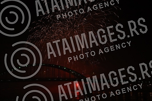 New Year's Eve on the Sava Promenade organized by Belgrade Waterfront.Docek Nove godine na Sava Promenadi u organizaciji Belgrade Waterfront.