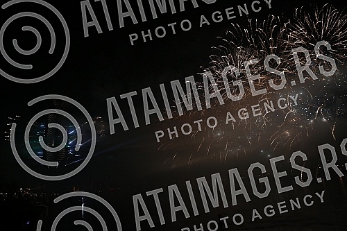 New Year's Eve on the Sava Promenade organized by Belgrade Waterfront.Docek Nove godine na Sava Promenadi u organizaciji Belgrade Waterfront.