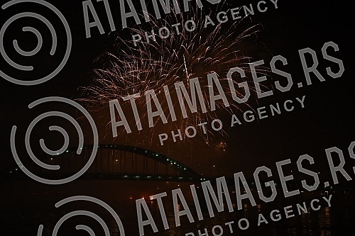 New Year's Eve on the Sava Promenade organized by Belgrade Waterfront.Docek Nove godine na Sava Promenadi u organizaciji Belgrade Waterfront.