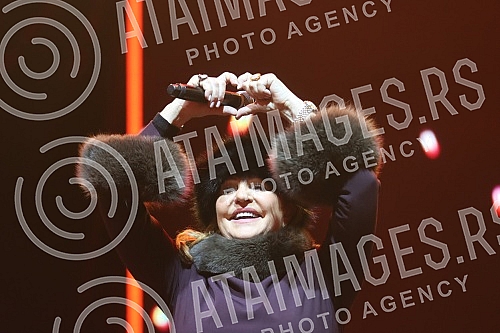 Performance of Ana Bekuta on Krajina Square in Banja Luka.Nastup Ane Bekute na Trgu Krajine u Banja Luci.