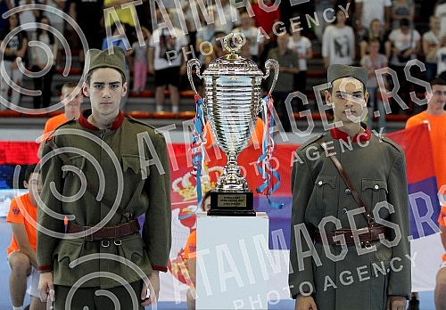 Handball Cup of Serbia held in sport hall Zorka in Sabac.Finale rukometnog KUP-a Srbije odigrano u hali Zorka izmedju RK Metaloplastia i RK Vojvodina. 