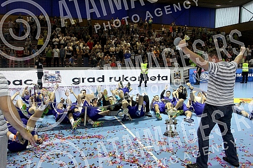 Handball Cup of Serbia held in sport hall Zorka in Sabac.Finale rukometnog KUP-a Srbije odigrano u hali Zorka izmedju RK Metaloplastia i RK Vojvodina. 