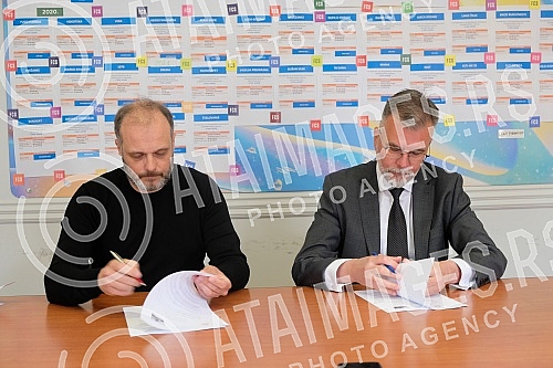 The protocol on cooperation between the two important institutions was signed by the director of the Film Center of Serbia (FCS) - director Gordan Matic and the director of the Museum of Genocide Victims - historian Dejan Ristic, at the FCS premises.