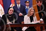 The Director of the Institute for Standardization of Serbia Tatjana Bojanic and the Egyptian Minister of Trade and Industry Nevin Gamea signed a Memorandum of Understanding between the Institute for Standardization of Serbia (ISS) and the Egyptian Or