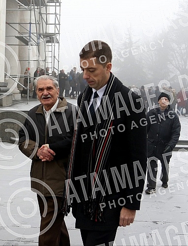 In the crypt of the Saint Sava Temple in Belgrade, a memorial was served to the killed Oliver Ivanovic. U kripti Hrama Svetog Save u Beogradu sluzen je pomen ubijenom Oliveru Ivanovicu.