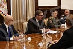 The President of the Republic of Serbia, Aleksandar Vucic, met with the Chairman of the NATO Military Committee, Admiral Rob Bauer, in the building of the General Secretariat of the President of the Republic.Predsednik Republike Srbije Aleksandar V