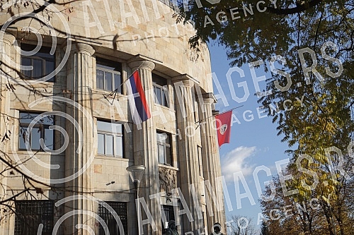 Three-day mourning in Republika Srpska over death of Patriarch Irinej flags on half mast on government building and presidential palace