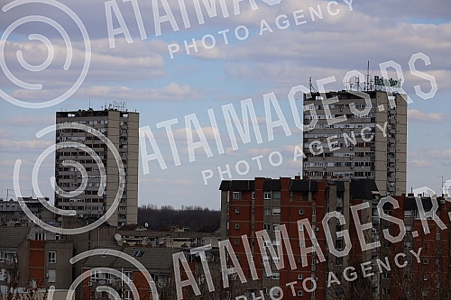 One of the residential parts of Zemun located not far from the bank of the Danube.Jedan od stambenih delova Zemuna smesten nedaleko od obale Dunava.