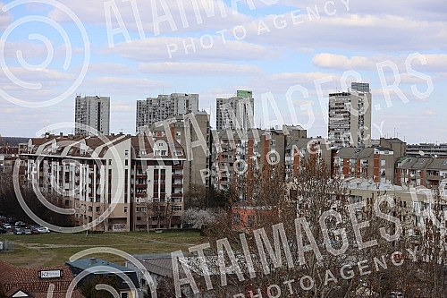 One of the residential parts of Zemun located not far from the bank of the Danube.Jedan od stambenih delova Zemuna smesten nedaleko od obale Dunava.