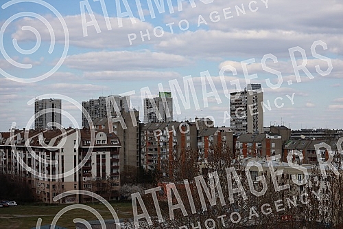One of the residential parts of Zemun located not far from the bank of the Danube.Jedan od stambenih delova Zemuna smesten nedaleko od obale Dunava.