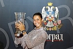 Press conference Olga Danilovic after returning from Moscow and winning the first WTA trophy.Pres konferencija teniserke Olge Danilovic po povratku iz Moskve i osvajanju prvog WTA trofeja.