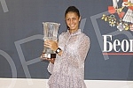 Press conference Olga Danilovic after returning from Moscow and winning the first WTA trophy.Pres konferencija teniserke Olge Danilovic po povratku iz Moskve i osvajanju prvog WTA trofeja.