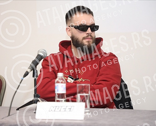 A press conference with well-known artists whose songs have millions of views on YouTube and TikTok Nucci, Sergej Pajic and Crni Cerak invited all artists, influencers and their fans to participate in #starfest and the public campaign against violenc