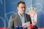 The press conference of the director of the Office for Kosovo and Metohija, Petar Petkovic, where he said that the prime minister of the temporary institutions of Pristina, Aljbin Kurti, is not interested in the agreement on freedom of movement, or a
