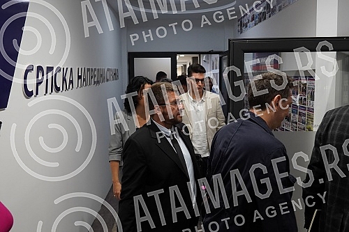 The session of the Presidency of the Serbian Progressive Party has ended.Zavsena je Sednica Predsednistva Srpske napredne stranke.