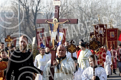 Due to the prayer support of the Serbian Orthodox Church in Montenegro, the Bishops' Office of Zemun-New Belgrade organized a holy liturgy and prayer procession.Radi molitvene podrske SPC u Crnoj Gori, Arhijerejsko namesnistvo zemunsko-novobeogradsk