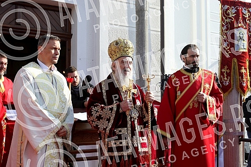 Due to the prayer support of the Serbian Orthodox Church in Montenegro, the Bishops' Office of Zemun-New Belgrade organized a holy liturgy and prayer procession.Radi molitvene podrske SPC u Crnoj Gori, Arhijerejsko namesnistvo zemunsko-novobeogradsk