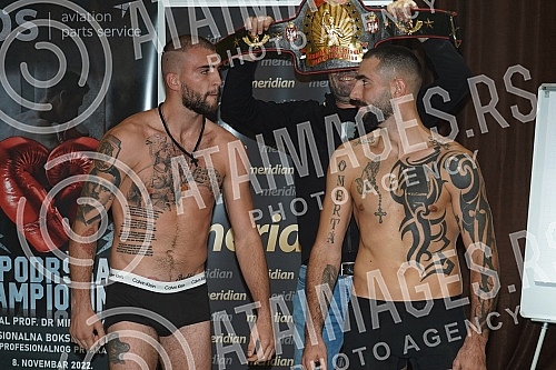 The measurement of fighters in front of the Memorial of prof. Dr. Miroslav Popovic.Merenje boraca pred Memorijal prof. dr Miroslav Popovic.