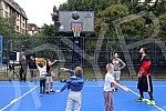Opening of the renovated terrain for basketball 