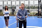 Opening of the renovated terrain for basketball 