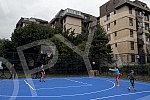 Opening of the renovated terrain for basketball 