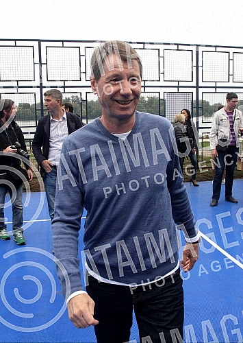 Opening of the renovated terrain for basketball 