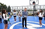 Opening of the renovated terrain for basketball 