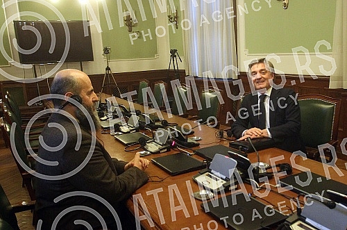 Chairman of the Committee on education, science, technological development and information dociety Muamer Zukorlic met with the Head of the Council of Europe Mission in Serbia, Tobias Flessenkemper.Predsednik Odbora za obrazovanje, nauku, tehnolosk