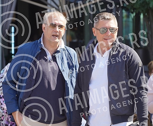 In front of the Gallery Shopping Center in Belgrade on the water, a promotion and presentation of the mascots of the World Athletics Championships was held in the Belgrade22 hall - Malina Li and Sljivan Iv.Ispred Trznog centra Galerija na Beogradu 