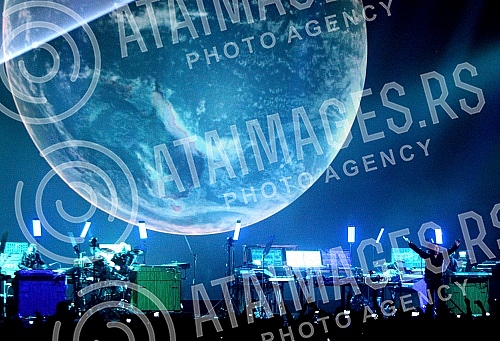Concert of Jean Michel Jarre (Jean Michel Andre Jarre) held in Belgrade arena.Koncert Zan Misel Zara (Jean Michel Jarre) odrzan u Beogradskoj areni. 