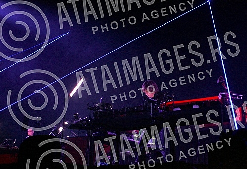 Concert of Jean Michel Jarre (Jean Michel Andre Jarre) held in Belgrade arena.Koncert Zan Misel Zara (Jean Michel Jarre) odrzan u Beogradskoj areni. 