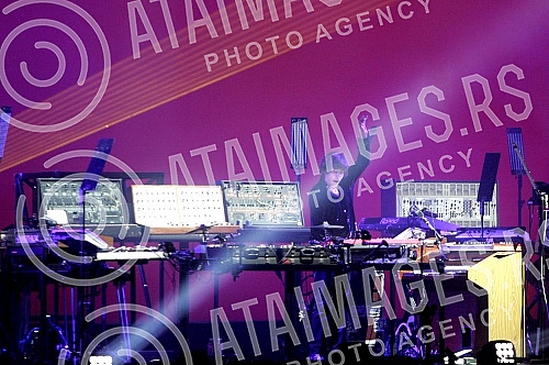Concert of Jean Michel Jarre (Jean Michel Andre Jarre) held in Belgrade arena.Koncert Zan Misel Zara (Jean Michel Jarre) odrzan u Beogradskoj areni. 