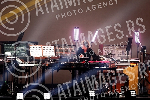Concert of Jean Michel Jarre (Jean Michel Andre Jarre) held in Belgrade arena.Koncert Zan Misel Zara (Jean Michel Jarre) odrzan u Beogradskoj areni. 