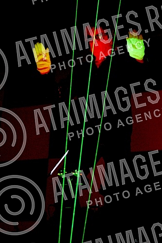 Concert of Jean Michel Jarre (Jean Michel Andre Jarre) held in Belgrade arena.Koncert Zan Misel Zara (Jean Michel Jarre) odrzan u Beogradskoj areni. 