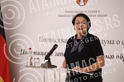 The Ministry of Human and Minority Rights and Social Dialogue, in cooperation with the German Agency for International Cooperation GIZ, signed a Memorandum on cooperation with cities and municipalities within the program 