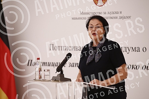 The Ministry of Human and Minority Rights and Social Dialogue, in cooperation with the German Agency for International Cooperation GIZ, signed a Memorandum on cooperation with cities and municipalities within the program 