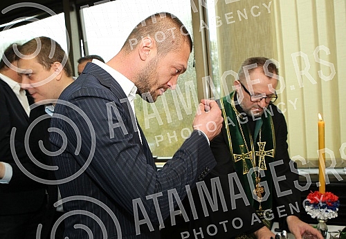 The wake of the Football Club Partizan - The beginning of St. John the Cross and the Baptist of the Lord.Slava Fudbalskog kluba Partizan - Zacece svetog Jovana Pretece i Krstitelja Gospodnjeg