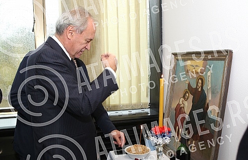 The wake of the Football Club Partizan - The beginning of St. John the Cross and the Baptist of the Lord.Slava Fudbalskog kluba Partizan - Zacece svetog Jovana Pretece i Krstitelja Gospodnjeg