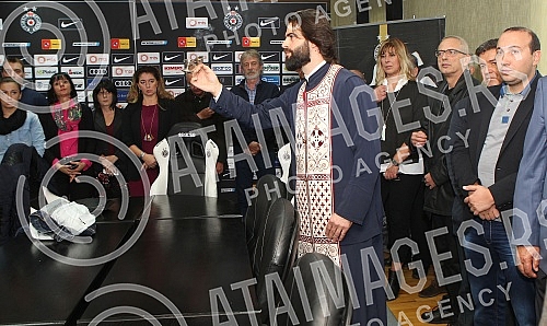 The wake of the Football Club Partizan - The beginning of St. John the Cross and the Baptist of the Lord.Slava Fudbalskog kluba Partizan - Zacece svetog Jovana Pretece i Krstitelja Gospodnjeg