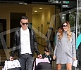 Jovana Joksimovic's exit from the maternity ward after the birth of the twin Ana and Srna.Izlazak Jovane Joksimovic iz porodilista posle porodjaja blizanakinja Ane i Srna